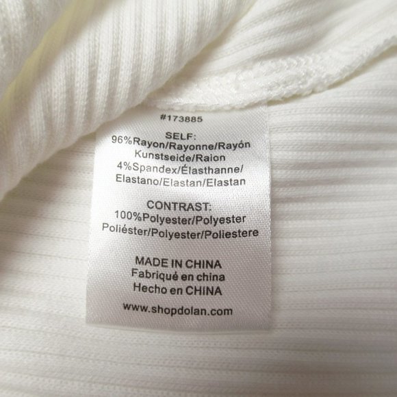 NWT Anthropologie DOLAN Left Coast Sheer-Sleeve Puff-Sleeve Top White - Small - Picture 7 of 14